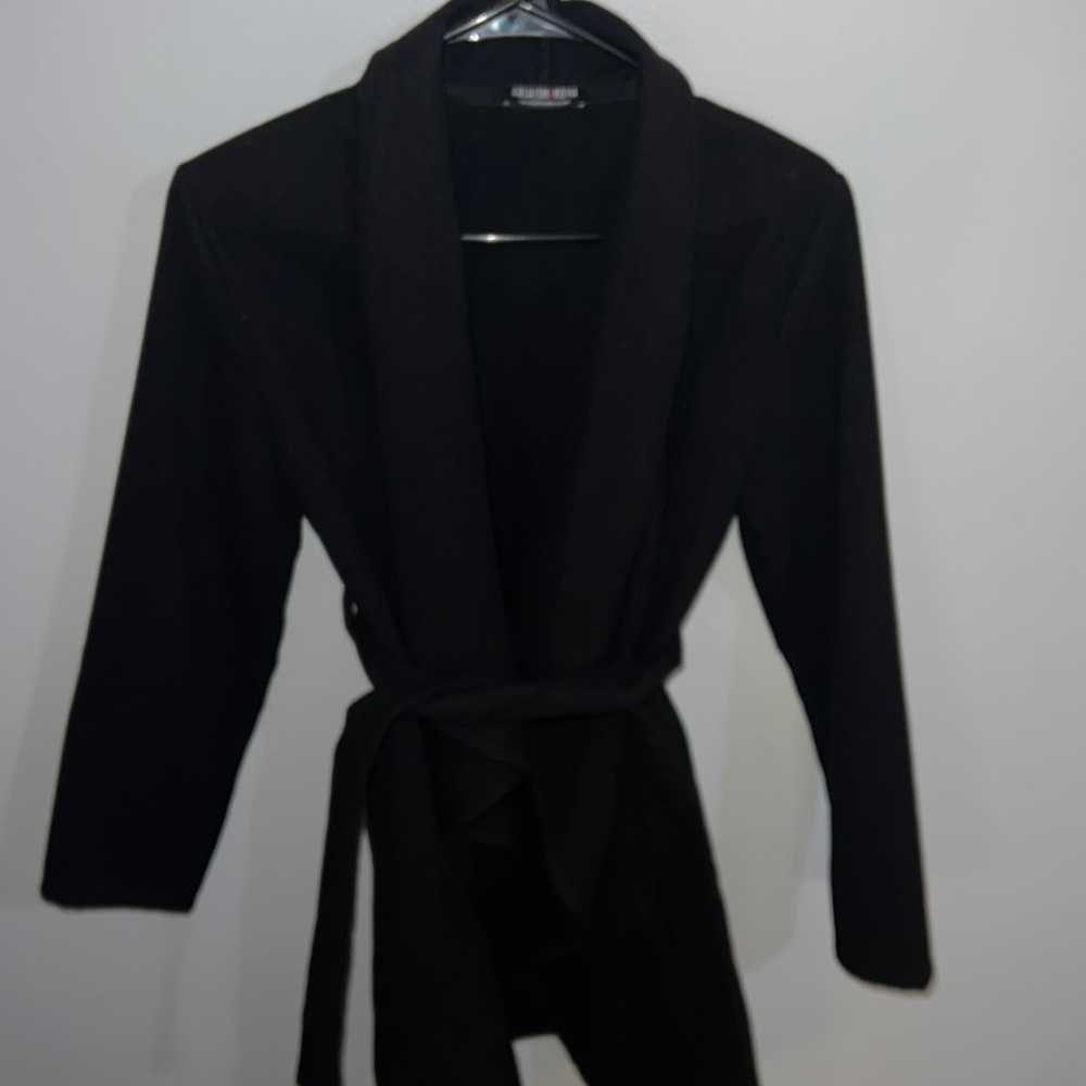 Fashion nova Black trench coat